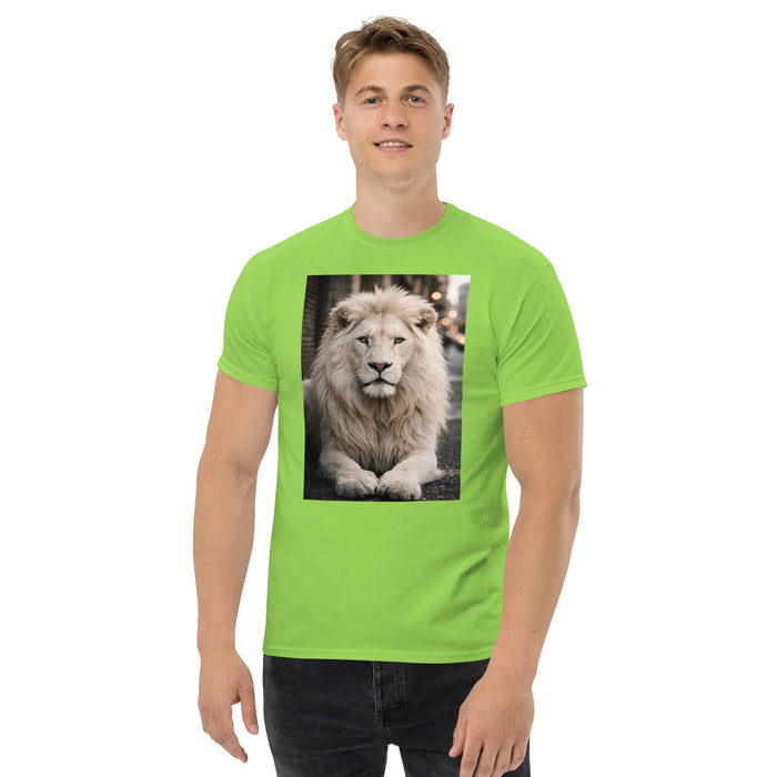 Urban White Lion – Street King Premium Graphic Tee - The Outfit.