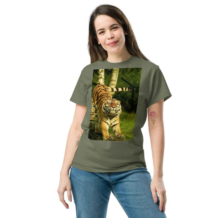 Power Stretch Tiger – Wild Strength Nature Tee Design