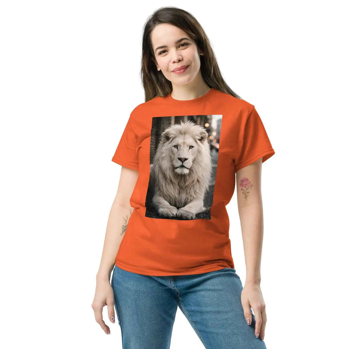 Urban White Lion Graphic Tee - 16