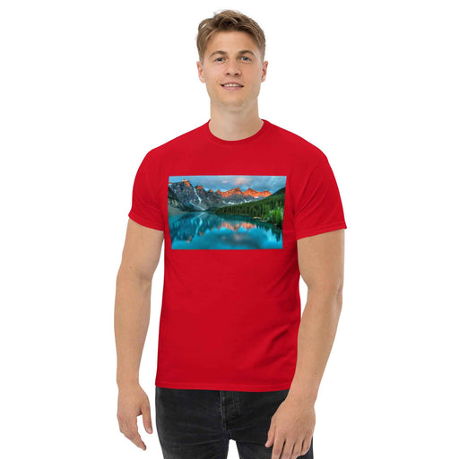Breathtaking alpine landscape Unisex classic tee